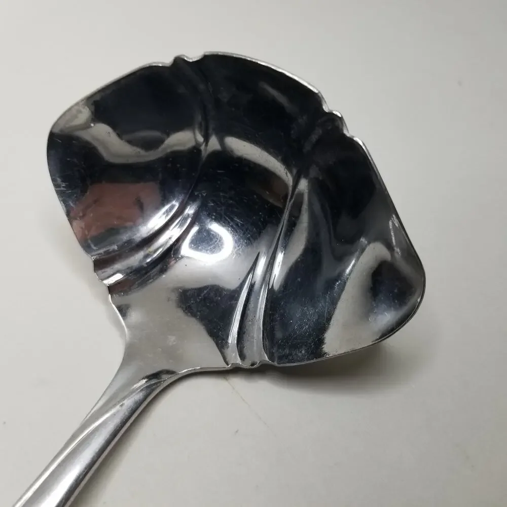Amere Gravy Ladle Vintage Stainless Flatware Japan Retired Aef4 Swirl Glossy 6